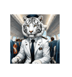 ホワイトタイガーの職業12（個別スタンプ：32）