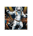 ホワイトタイガーの職業12（個別スタンプ：38）