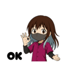 さとぴょんスタンプ（紫）（個別スタンプ：13）