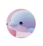 もふもふイルカプレミアムカプセルトイ（個別スタンプ：15）