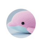 もふもふイルカプレミアムカプセルトイ（個別スタンプ：36）