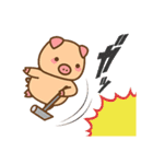 ぶーぶーちゃん ボツのおうち（個別スタンプ：6）