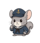 チンチラ海兵系女子（個別スタンプ：7）