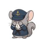 チンチラ海兵系女子（個別スタンプ：8）