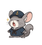 チンチラ海兵系女子（個別スタンプ：13）