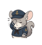 チンチラ海兵系女子（個別スタンプ：19）