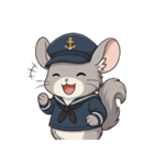 チンチラ海兵系女子（個別スタンプ：22）