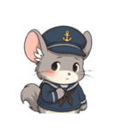チンチラ海兵系女子（個別スタンプ：27）