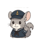 チンチラ海兵系女子（個別スタンプ：31）