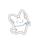 パステルにゃんこ(文字なし)（個別スタンプ：4）