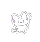 パステルにゃんこ(文字なし)（個別スタンプ：8）