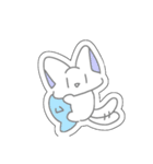 パステルにゃんこ(文字なし)（個別スタンプ：9）