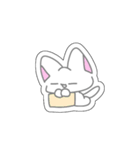 パステルにゃんこ(文字なし)（個別スタンプ：40）
