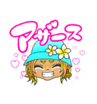 コギャルちゃんの夏休み（個別スタンプ：3）