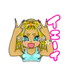 コギャルちゃんの夏休み（個別スタンプ：9）