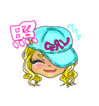 コギャルちゃんの夏休み（個別スタンプ：16）
