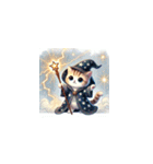 魔法ねこ、今日も大活躍（個別スタンプ：2）