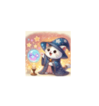 魔法ねこ、今日も大活躍（個別スタンプ：6）