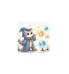 魔法ねこ、今日も大活躍（個別スタンプ：7）
