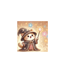 魔法ねこ、今日も大活躍（個別スタンプ：9）