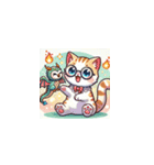 魔法ねこ、今日も大活躍（個別スタンプ：25）