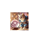 魔法ねこ、今日も大活躍（個別スタンプ：35）