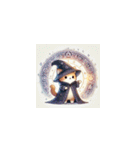 魔法ねこ、今日も大活躍（個別スタンプ：37）