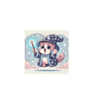 魔法ねこ、今日も大活躍（個別スタンプ：38）