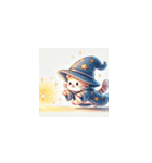 魔法ねこ、今日も大活躍（個別スタンプ：39）