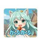 プレミアムみなみちゃんスタンプ15（個別スタンプ：6）