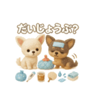ふわふわチワワの 夏スタンプ（個別スタンプ：11）