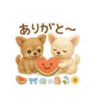 ふわふわチワワの 夏スタンプ（個別スタンプ：14）