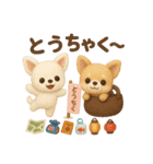 ふわふわチワワの 夏スタンプ（個別スタンプ：26）