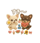 ふわふわチワワの 夏スタンプ（個別スタンプ：30）