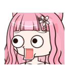 感情を伝えるスタンプ・ネコ耳女子（個別スタンプ：3）