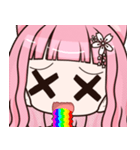 感情を伝えるスタンプ・ネコ耳女子（個別スタンプ：4）