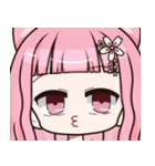 感情を伝えるスタンプ・ネコ耳女子（個別スタンプ：15）