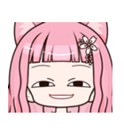 感情を伝えるスタンプ・ネコ耳女子（個別スタンプ：20）
