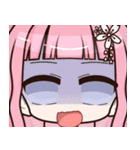 感情を伝えるスタンプ・ネコ耳女子（個別スタンプ：21）