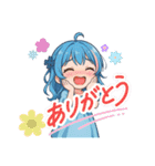 ぁぉむし☘ ̖́- 通常。（個別スタンプ：17）