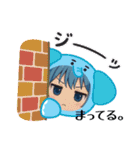 ぁぉむし☘ ̖́- 通常。（個別スタンプ：22）