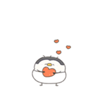 【訂正】へんてこなべびペンギンの双子（個別スタンプ：31）