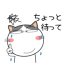 ハチワレ猫★家族通信（個別スタンプ：13）
