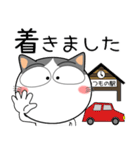 ハチワレ猫★家族通信（個別スタンプ：17）