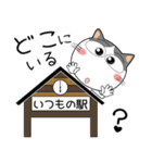 ハチワレ猫★家族通信（個別スタンプ：18）