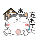 ハチワレ猫★家族通信（個別スタンプ：19）