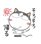 ハチワレ猫★家族通信（個別スタンプ：25）