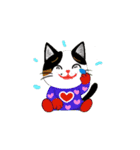 福ネコ / Lucky Cat（個別スタンプ：10）