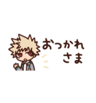 さりげなくヒロアカ。（省スペース）（個別スタンプ：3）