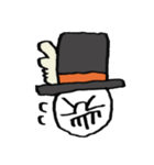 Mr.コンプレスの顔スタンプ（個別スタンプ：14）